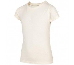 Koszulka dla dziewczynki 4F złamana biel HJZ22 JTSD002 11S