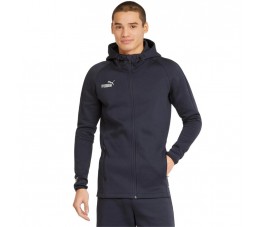 Bluza męska Puma TeamFinal Casuals Hooded granatowa 657383 06