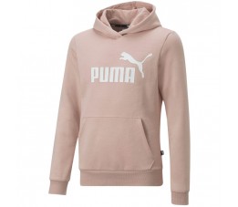 Bluza dla dzieci Puma ESS Logo Hoodie FL beżowa 587031 47