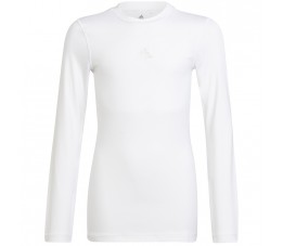 Koszulka dla dzieci adidas Youth Techfit Long Sleeve biała H23156