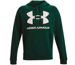 Bluza męska Under Armour Rival Fleece Big Logo HD zielona 1357093 330