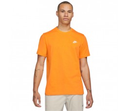 Koszulka męska Nike Nsw Club Tee pomarańczowa AR4997 887