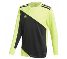 Bluza bramkarska dla dzieci adidas Squadra 21 Goalkeeper Jersey Youth czarno-limonkowa GN5794