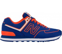 Buty męskie New Balance Niebiesko Pomrańczowe ML574NEL