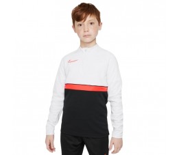 Bluza dla dzieci Nike DF Academy 21 Drill Top czarno-biało-czerwona CW6112 016
