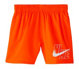 Spodenki kąpielowe dla dzieci Nike Logo Solid Lap JUNIOR pomarańczowe NESSA771 822