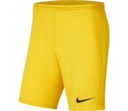 Spodenki męskie Nike Dry Park III NB K żółte BV6855 719