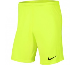 Spodenki męskie Nike Dry Park III NB K limonkowe BV6855 702