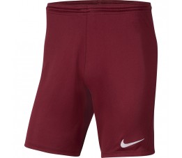 Spodenki dla dzieci Nike Dry Park III NB K bordowe BV6865 677