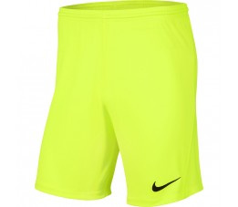 Spodenki dla dzieci Nike Dry Park III NB K limonkowe BV6865 702