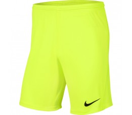 Spodenki dla dzieci Nike Dry Park III NB K limonkowe BV6865 702