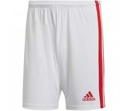 Spodenki męskie adidas Squadra 21 Shorts biało-czerwone adidas GN5770