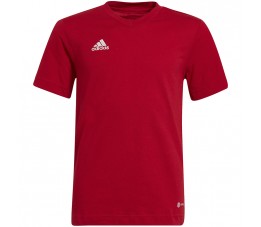 Koszulka dla dzieci adidas Entrada 22 Tee czerwona HC0446