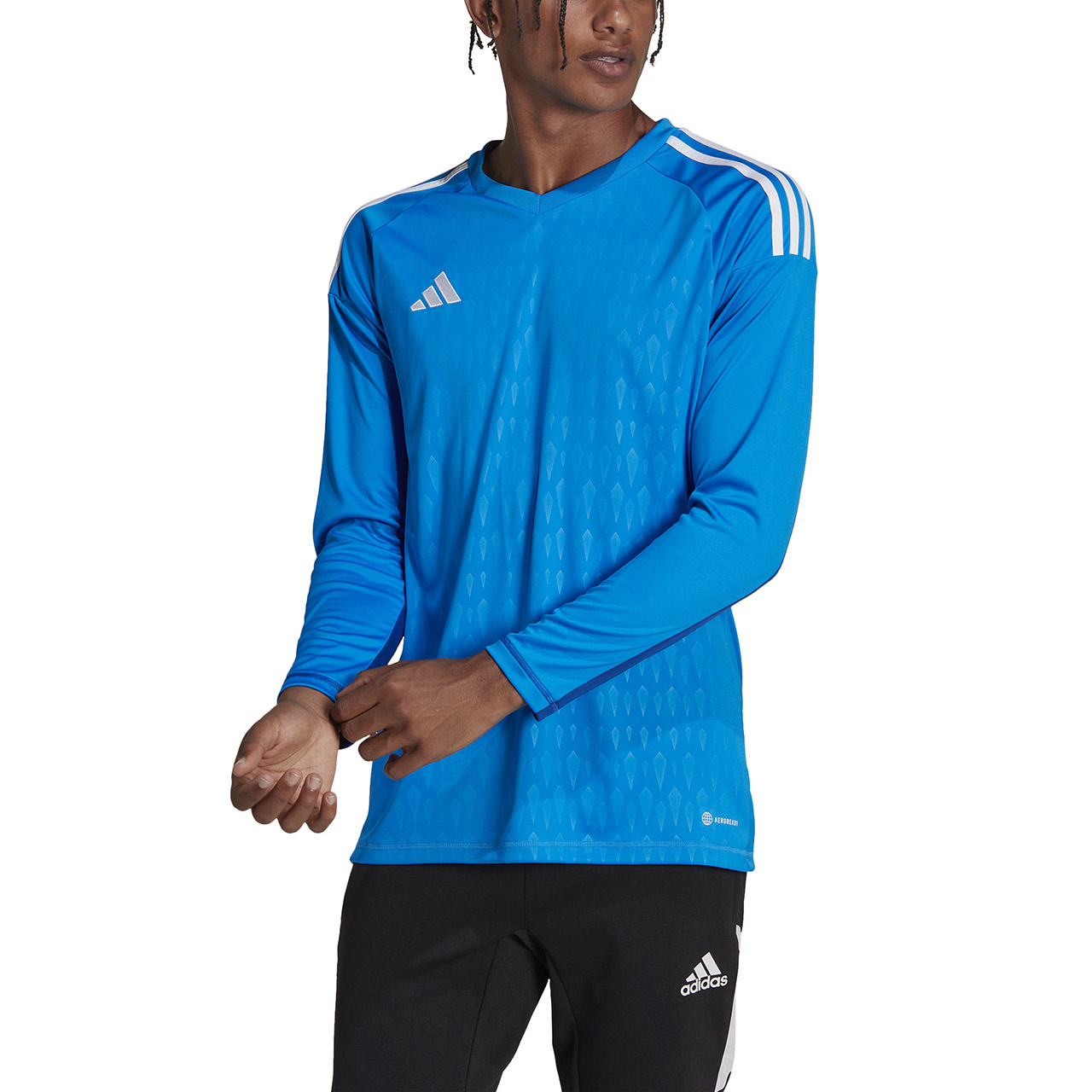 ◆adidas◆ Tiro long sleeve jacquard jersey blue IW3594 Koszulka bramkarska męska adidas Tiro 23 Competition Long