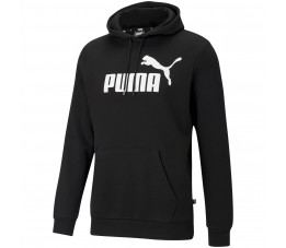 Bluza męska Puma Big Logo Hoodie FL czarna 586686 01
