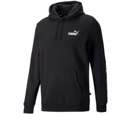 Bluza męska Puma ESS+ Tape Hoodie FL czarna 849040 01