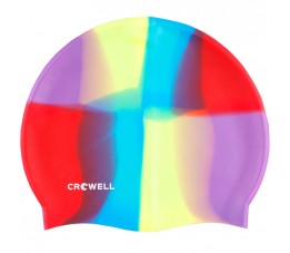 Czepek pływacki silikonowy Crowell Multi Flame kolorowy kol.10