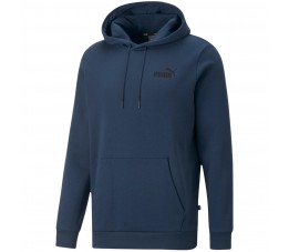Bluza męska Puma ESS Small Logo Hoodie FL niebieska 586691 97
