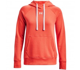 Bluza damska Under Armour Rival Fleece HB Hoodie pomarańczowa 1356317 877