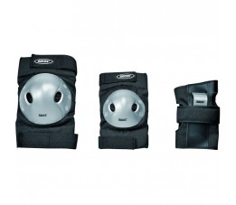 Ochraniacze na łyżworolki Roces Extra Three Pack JR czarne 301377