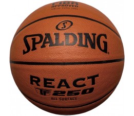 Piłka do koszykówki Spalding React TF-250 Logo Fiba 76967Z