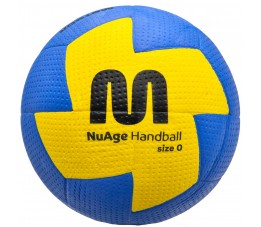 Piłka ręczna Meteor Nuage Mini 0 niebiesko-żółta 10097
