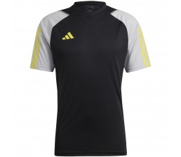 Koszulka męska adidas Tiro 23 Competition Jersey czarno-szara HU1295