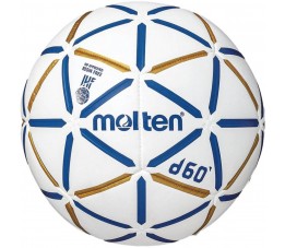 Piłka ręczna Molten H2D4000-BW D60 IHF Approved biało-niebiesko-złota