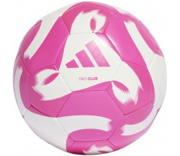 Piłka nożna adidas Tiro Club biało-różowa HZ6913